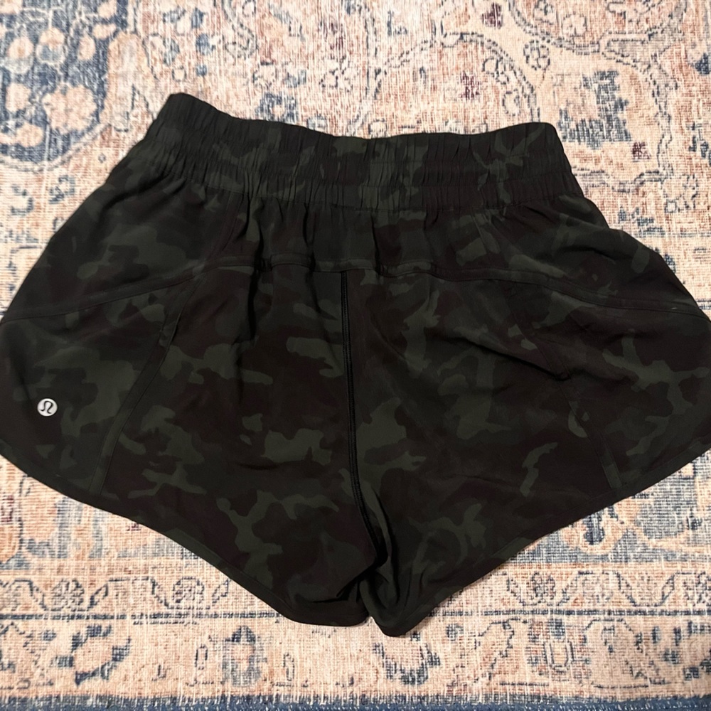 Lululemon Track That Lined Shorts 5” Camo